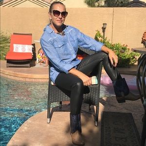 Guess by Marciano blue jean tunic/ dress